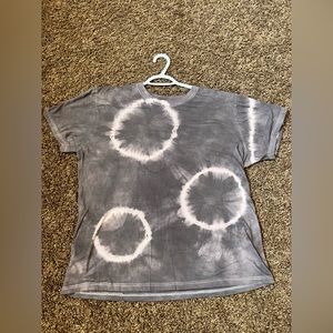 Purple White Tie Die Shirt